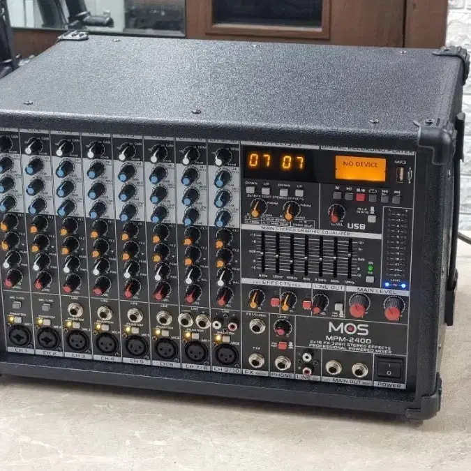 파워드믹서중고 MOS MPM-2400