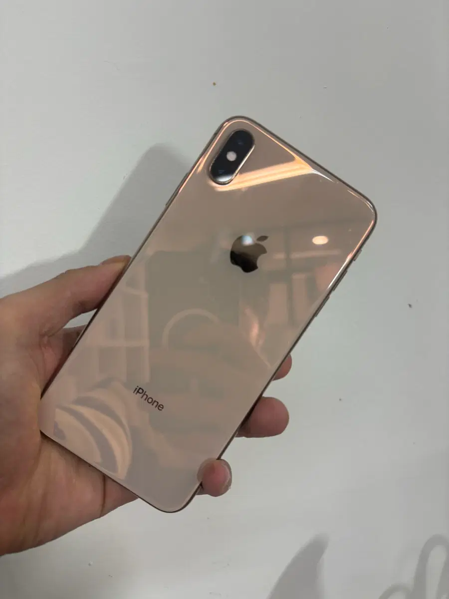 S급 어이폰XS MAX 64기가 무잔상 골드색상 자급제64gb