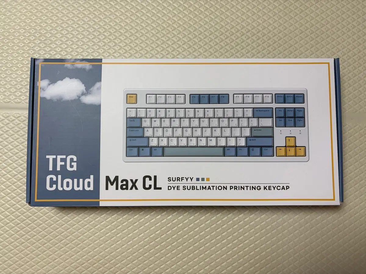 한성 TFG Cloud Max CL 키보드 써피 브라운슈가 저소음 토독 35g