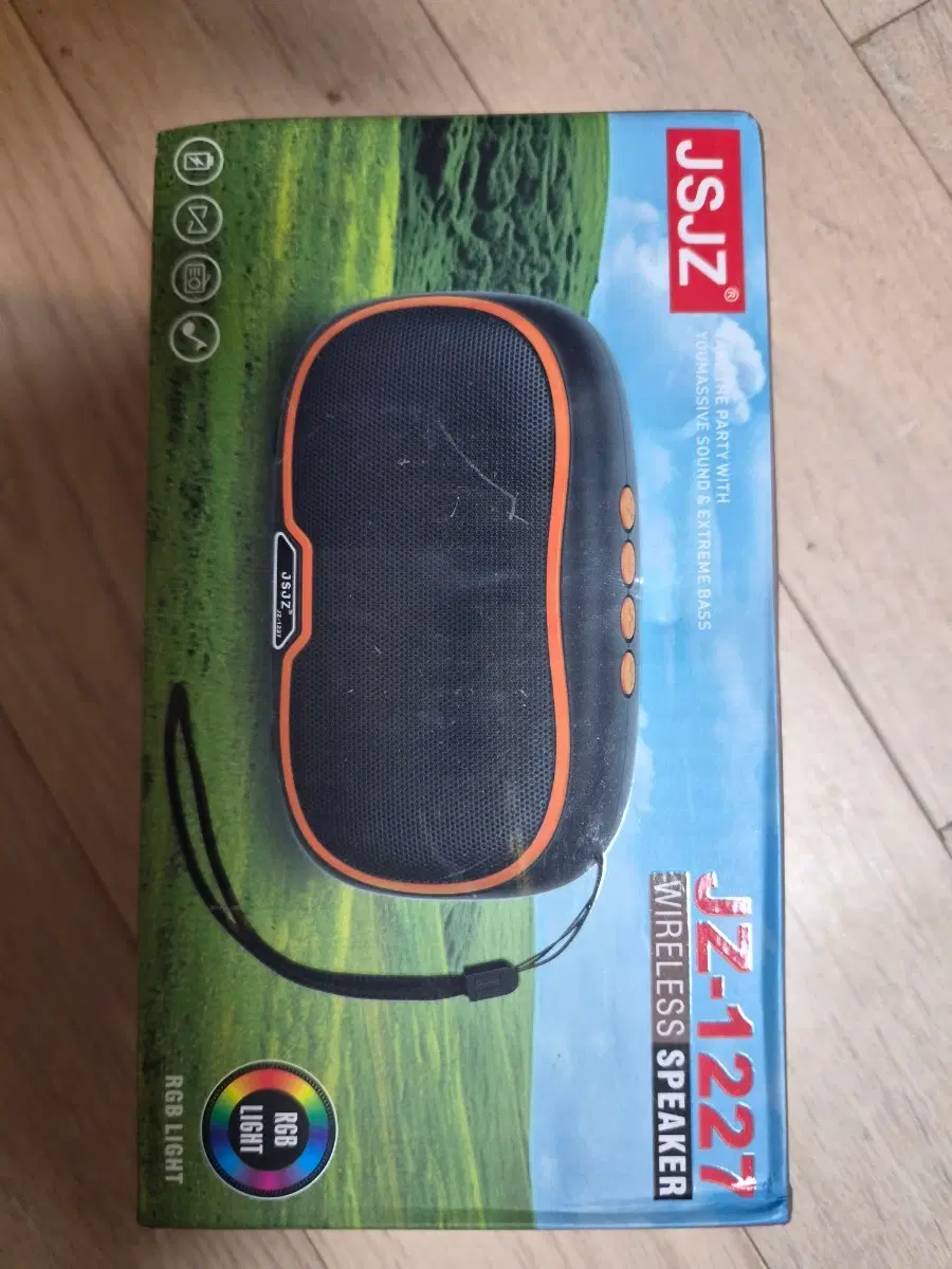 JSJZ 무선 스피커 JZ-1227 RGB 라이트