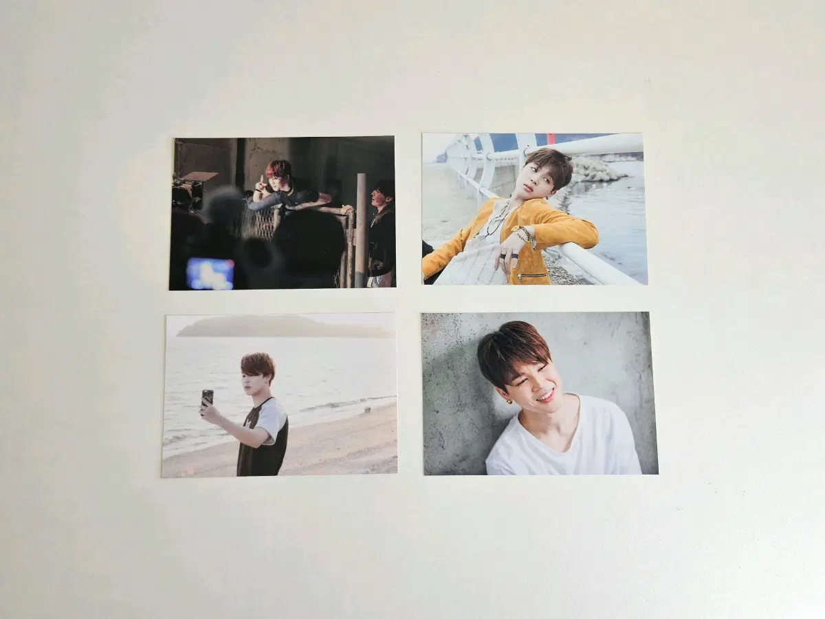 버터플라이드림 인화사진 지민 4장 일괄 방탄 bts poca pc 희귀 rare 버플드 butterfly dream