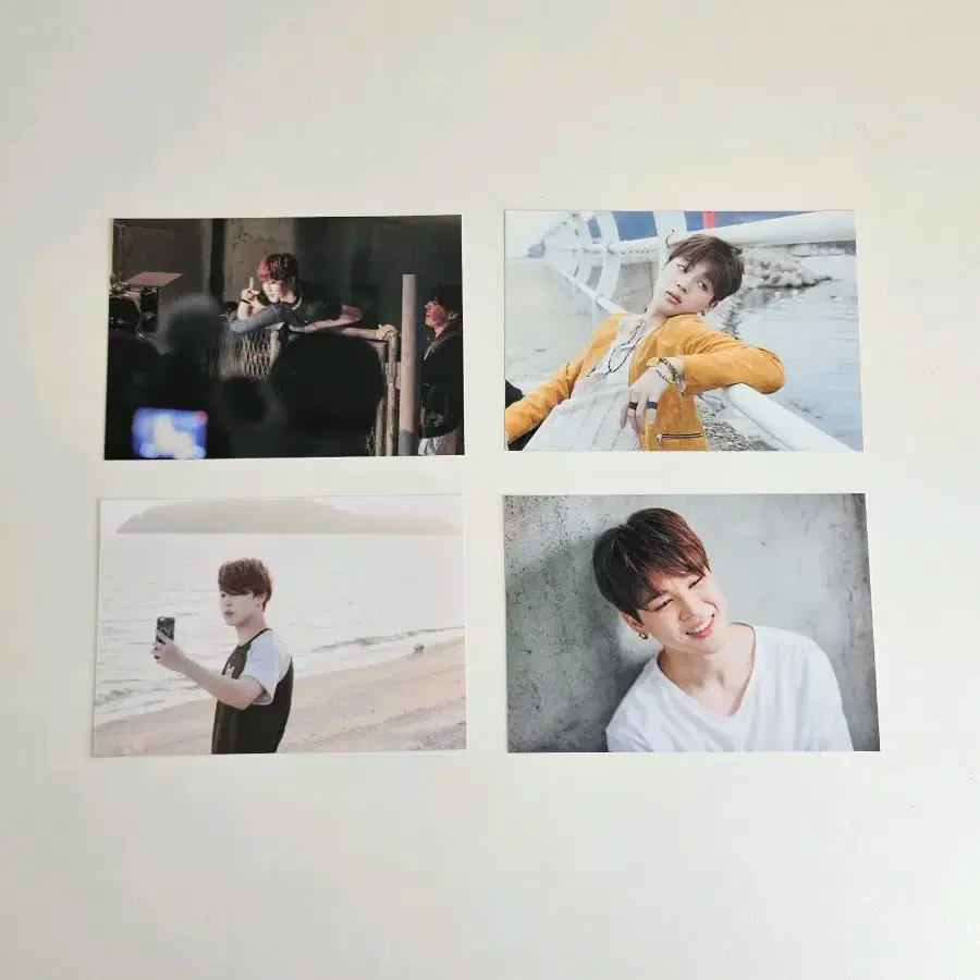버터플라이드림 인화사진 지민 4장 일괄 방탄 bts poca pc 희귀 rare 버플드 butterfly dream