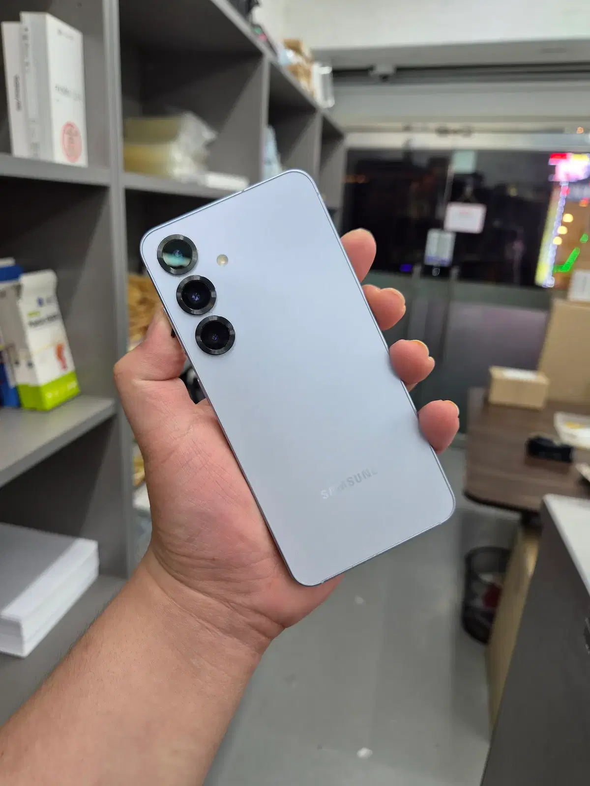SS급)갤럭시 S25 아이스블루 256G(필름/케이스)