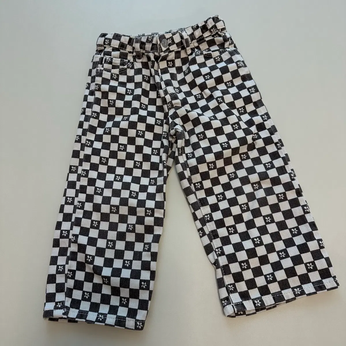 자라 zara 키즈 아기 가을옷 바지 브라운 체크 팬츠 어린이바지 94
