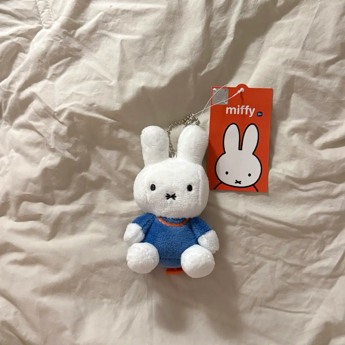 (새상품) 미피 블루 키링 인형