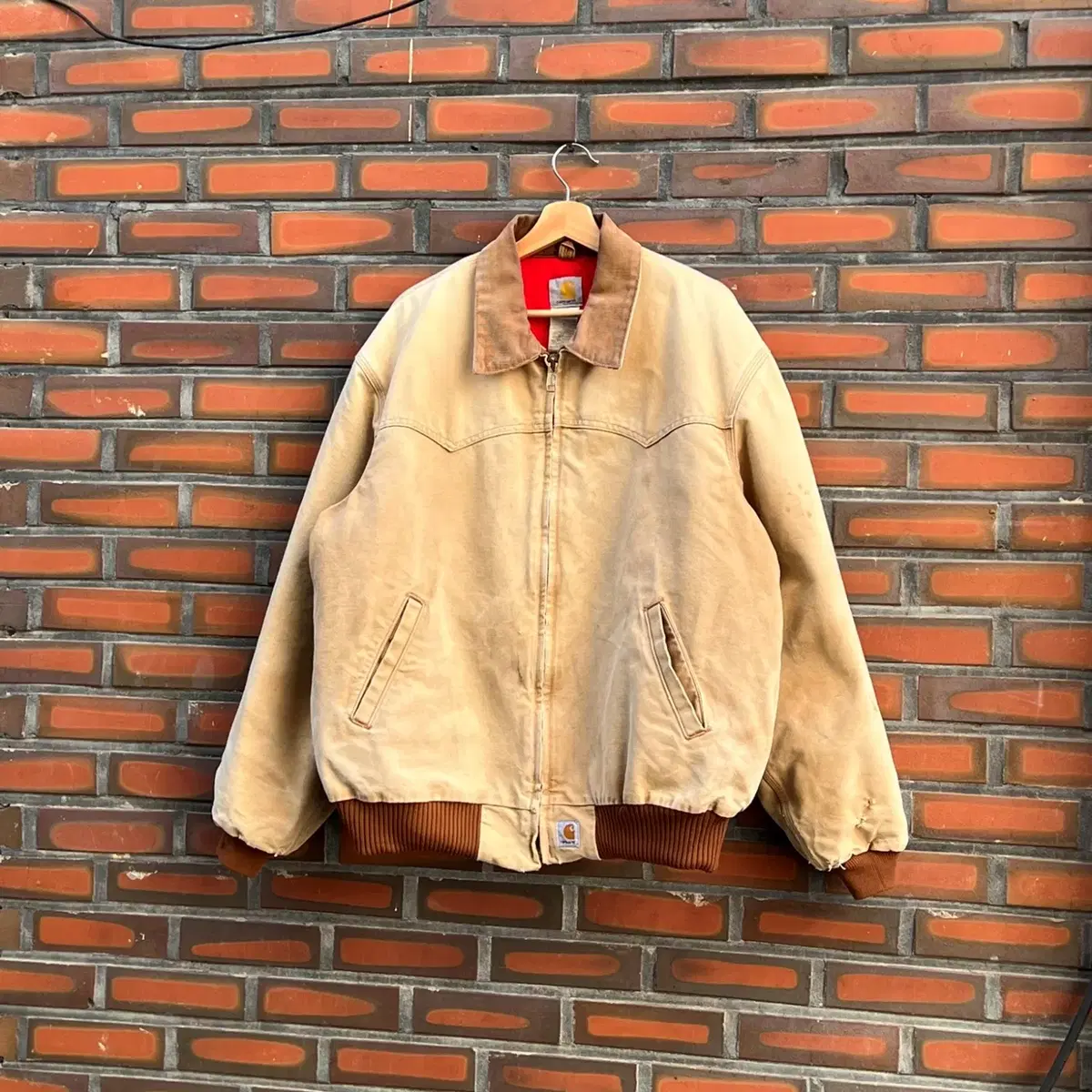 [XL] 00s USA 빈티지 칼하트 J13 산타페 덕 워크 자켓