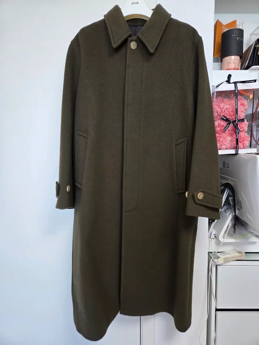 [3]고낙 램스울 맥코트 올리브 브라운 23FW