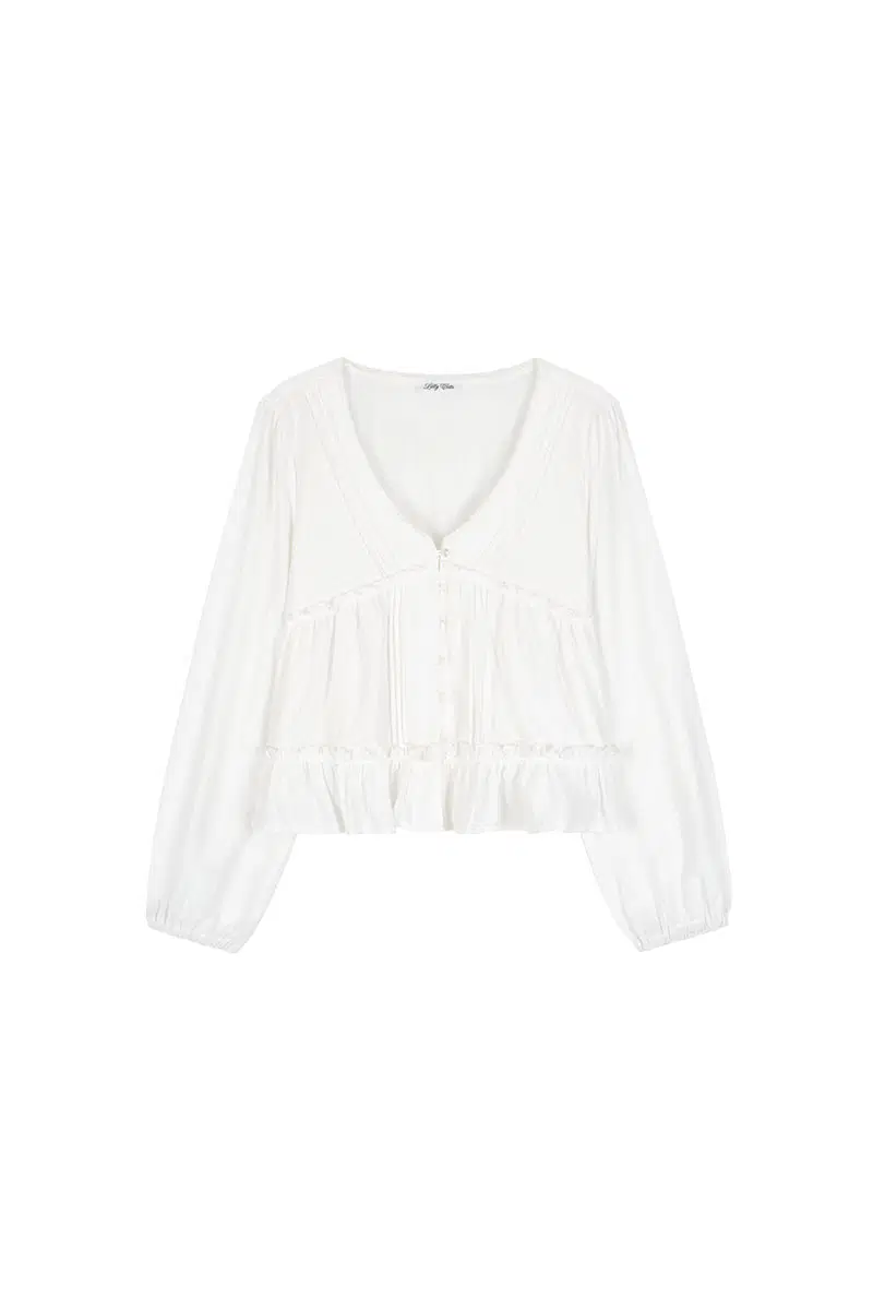 (새제품) 릴리코츠 Verre Blouse