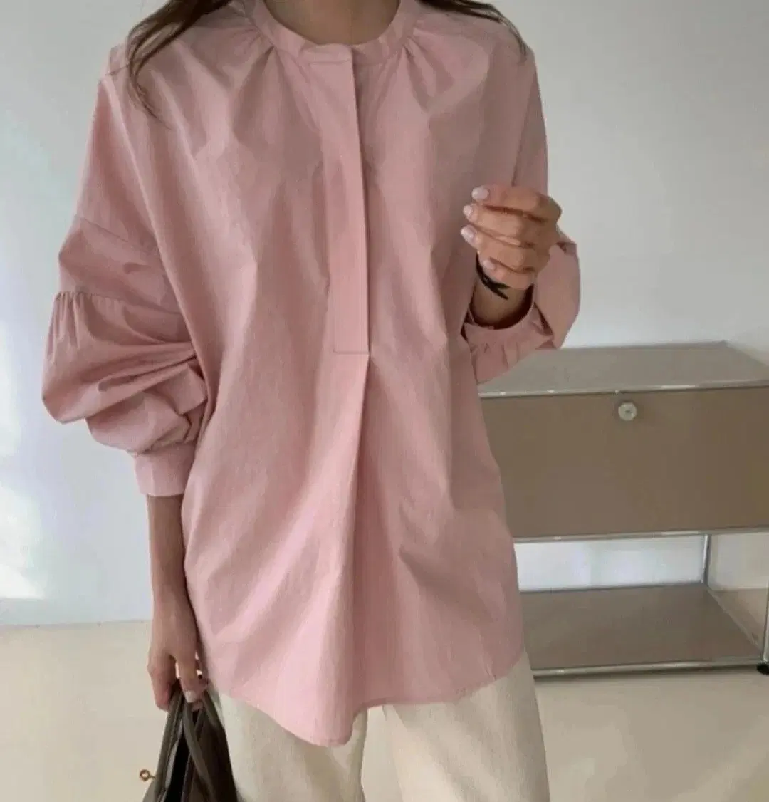 럭키룸 셔링 블라 셔츠