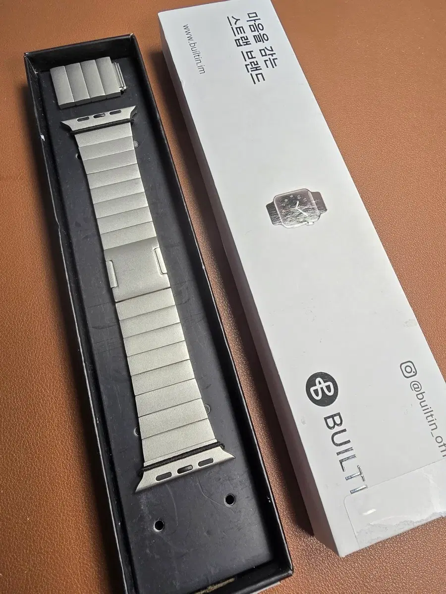 BUILTIN(빌틴)애플워치 메탈 마그네틱 울트라 링크 브레이슬릿 스트랩