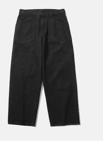 모이프 26AW / wide m35 denim pants / washed black 2