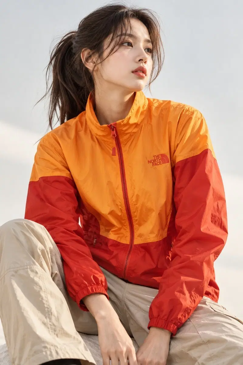 노스페이스 등산 바람막이 점퍼 자켓 여자 66