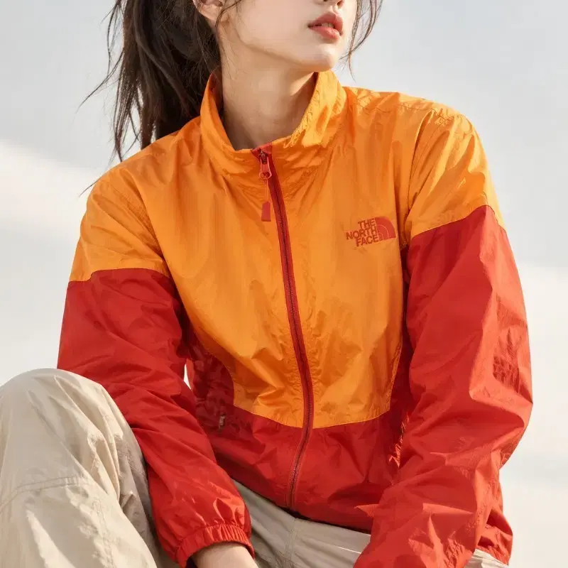 노스페이스 등산 바람막이 점퍼 자켓 여자 66