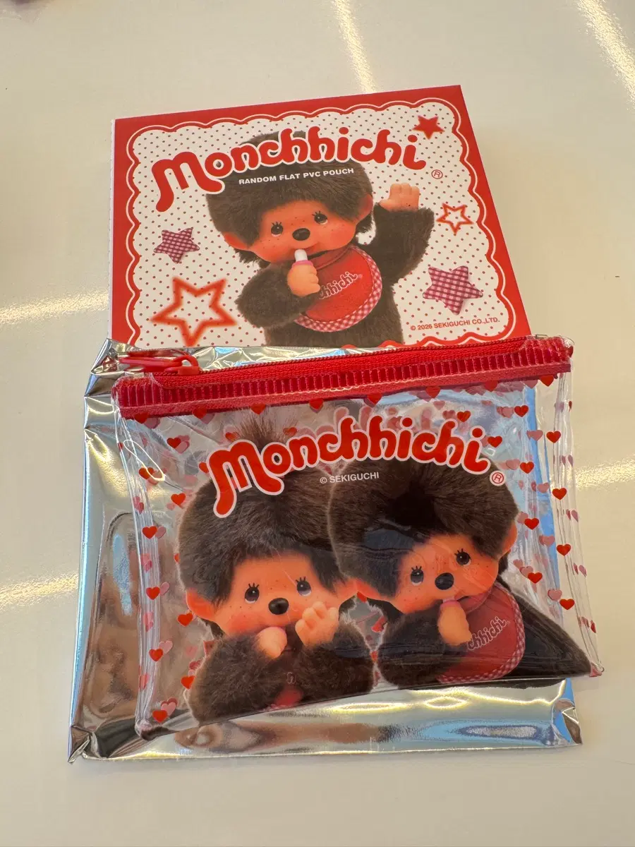 몬치치 플랫 pvc 파우치
