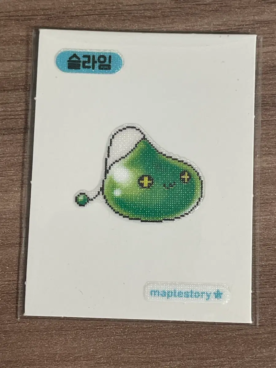 메이플 띠부씰 슬라임