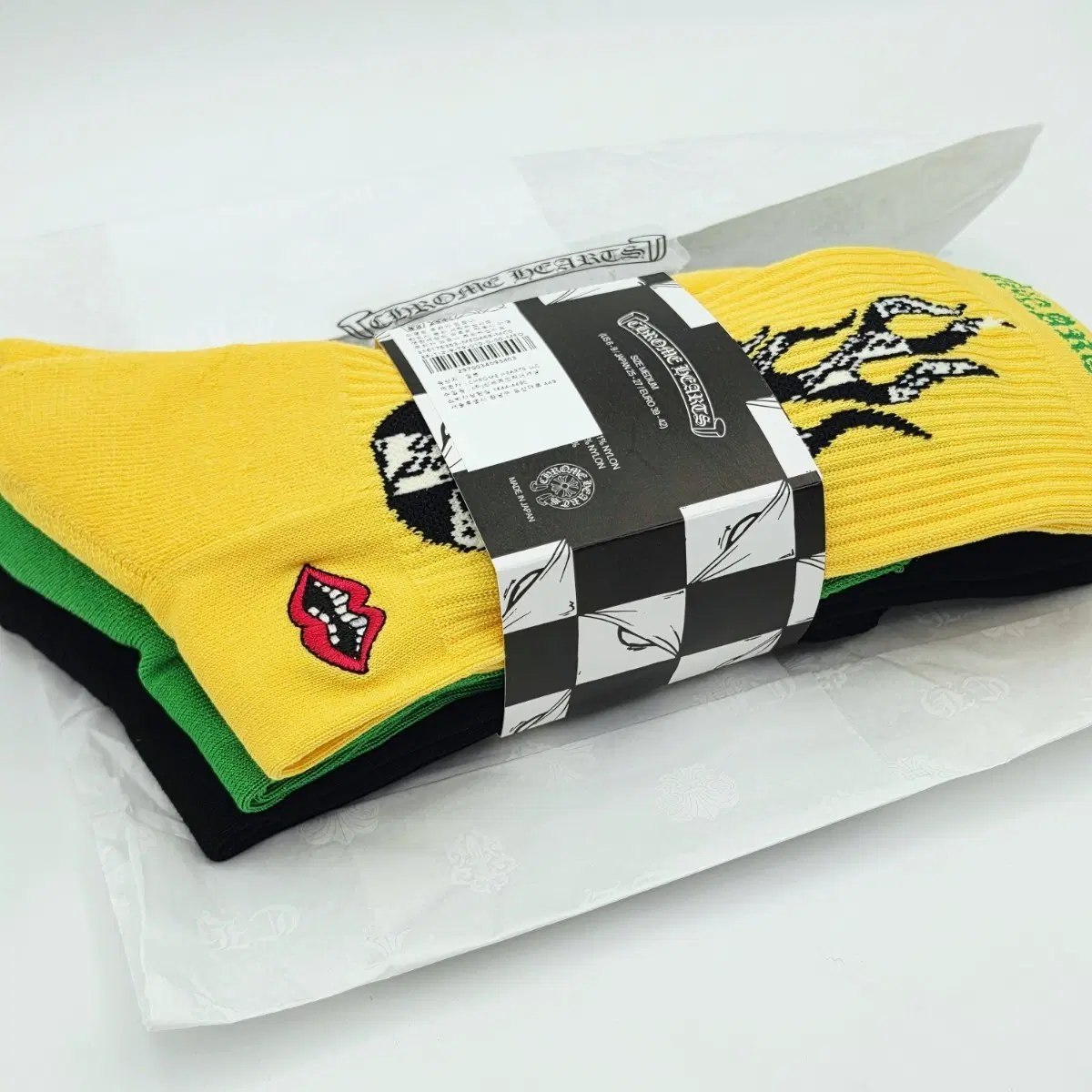 [중고명품셀렉트]크롬하츠 매티보이 Flame Socks 3종세트