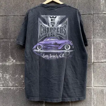 90s West Coast Choppers 로우라이더 티셔츠