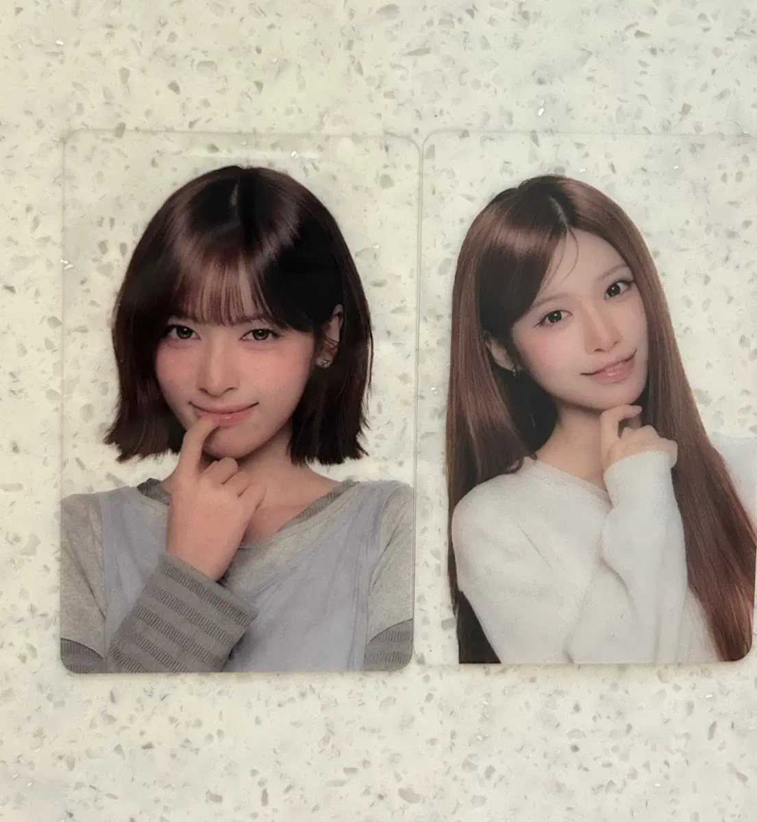 CU 리센느빵 메이, 제나 포카 판매합니다