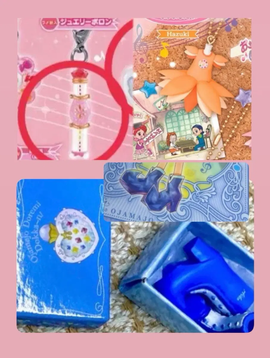 3개 일괄가!)꼬마 마법사 레미 반다이 가챠 굿즈 메지루시,견습복 키링