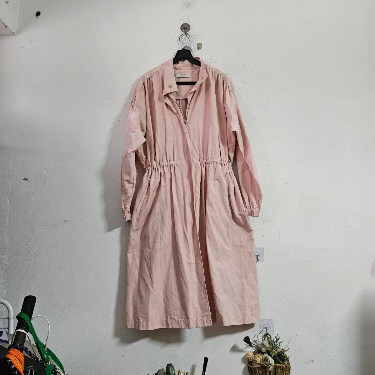 모르간 핑크색 코트