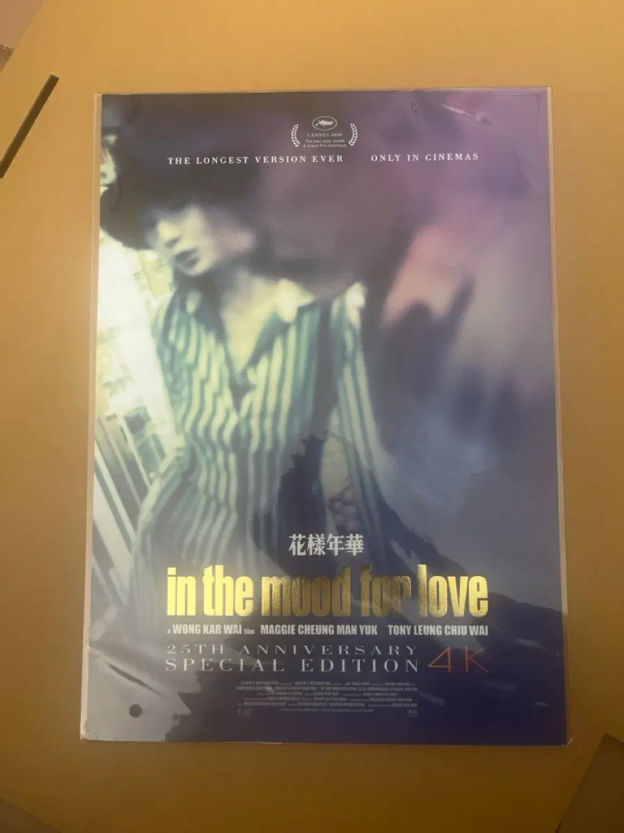 화양연화 25주년 기념 스페셜 에디션 4K 포스터