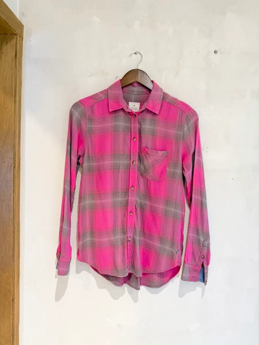 Japanese Vintage 아메리칸이글 체크 셔츠