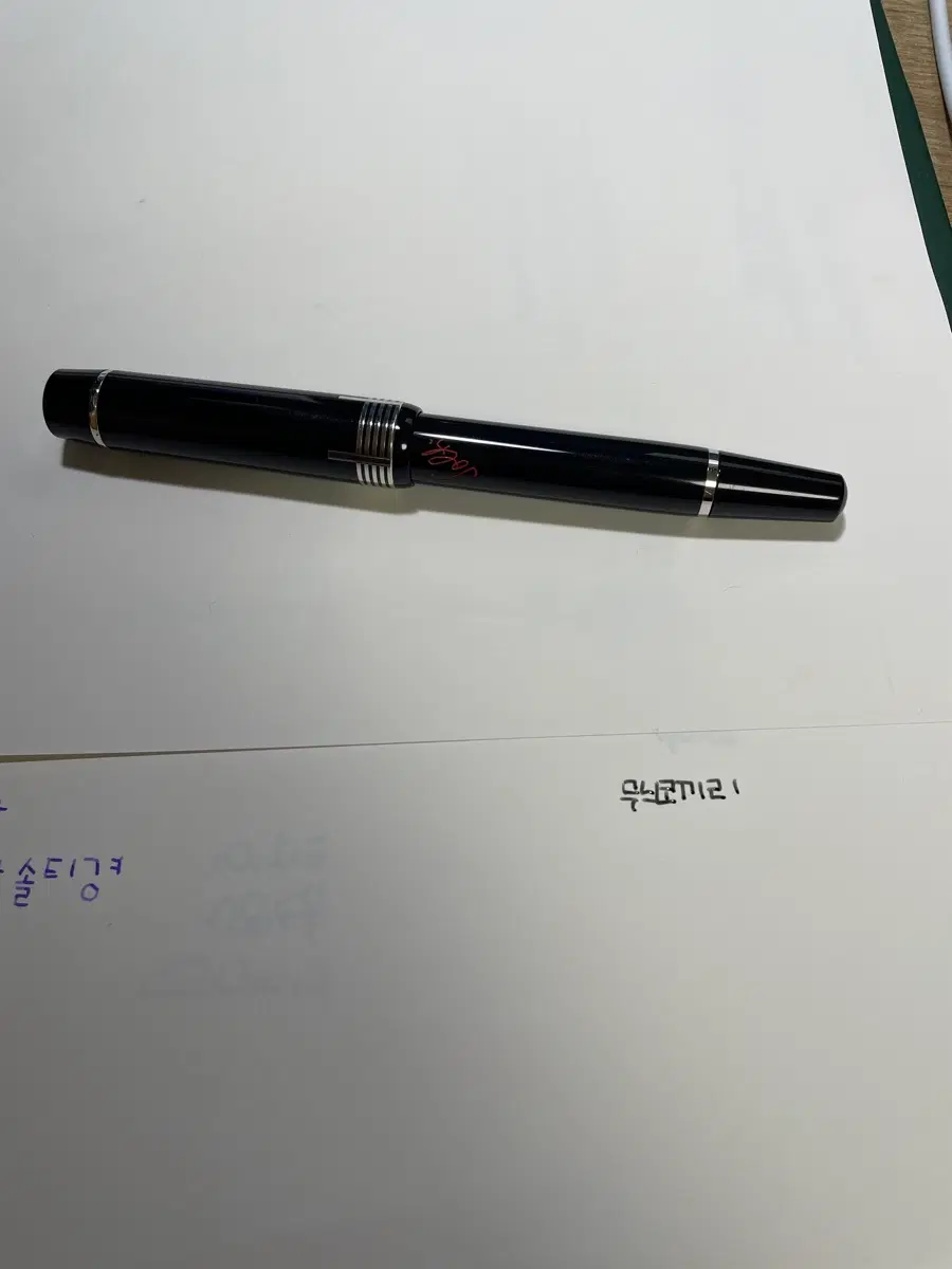 몽블랑 게오르그 솔티경 B닙 만년필