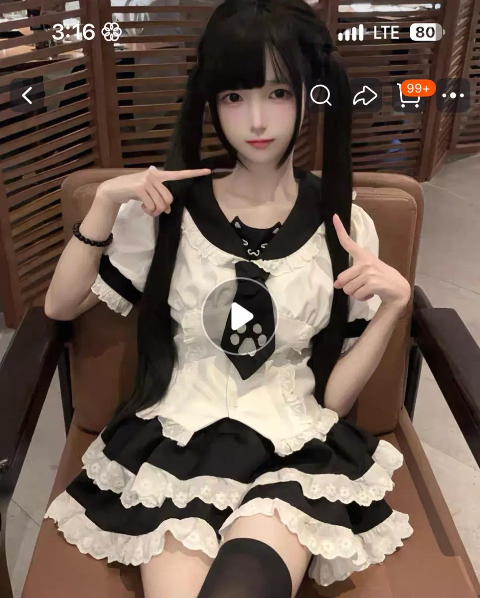 고양이 메이드복