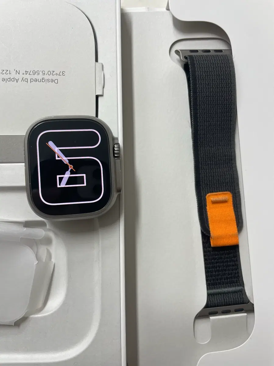 애플워치 울트라1 실버 49mm 풀박스 SSS급