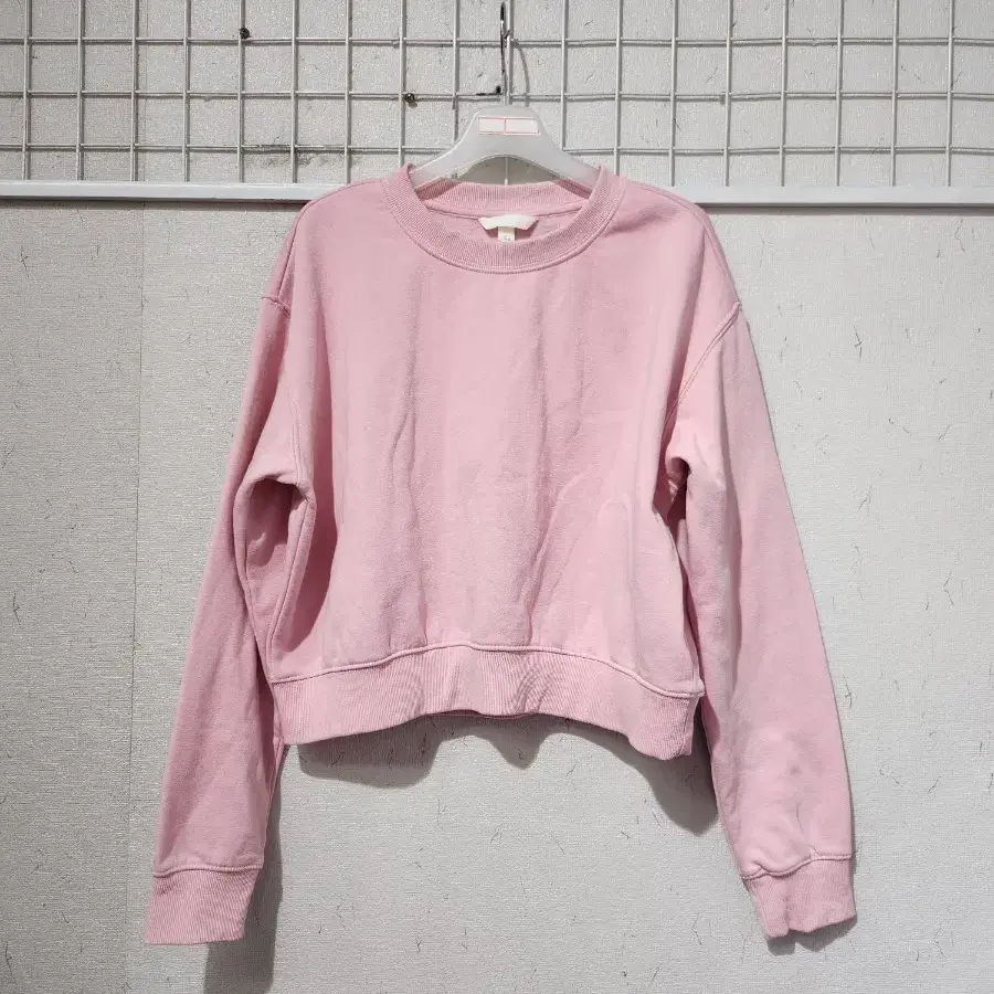 H&M 핑크 맨투맨
