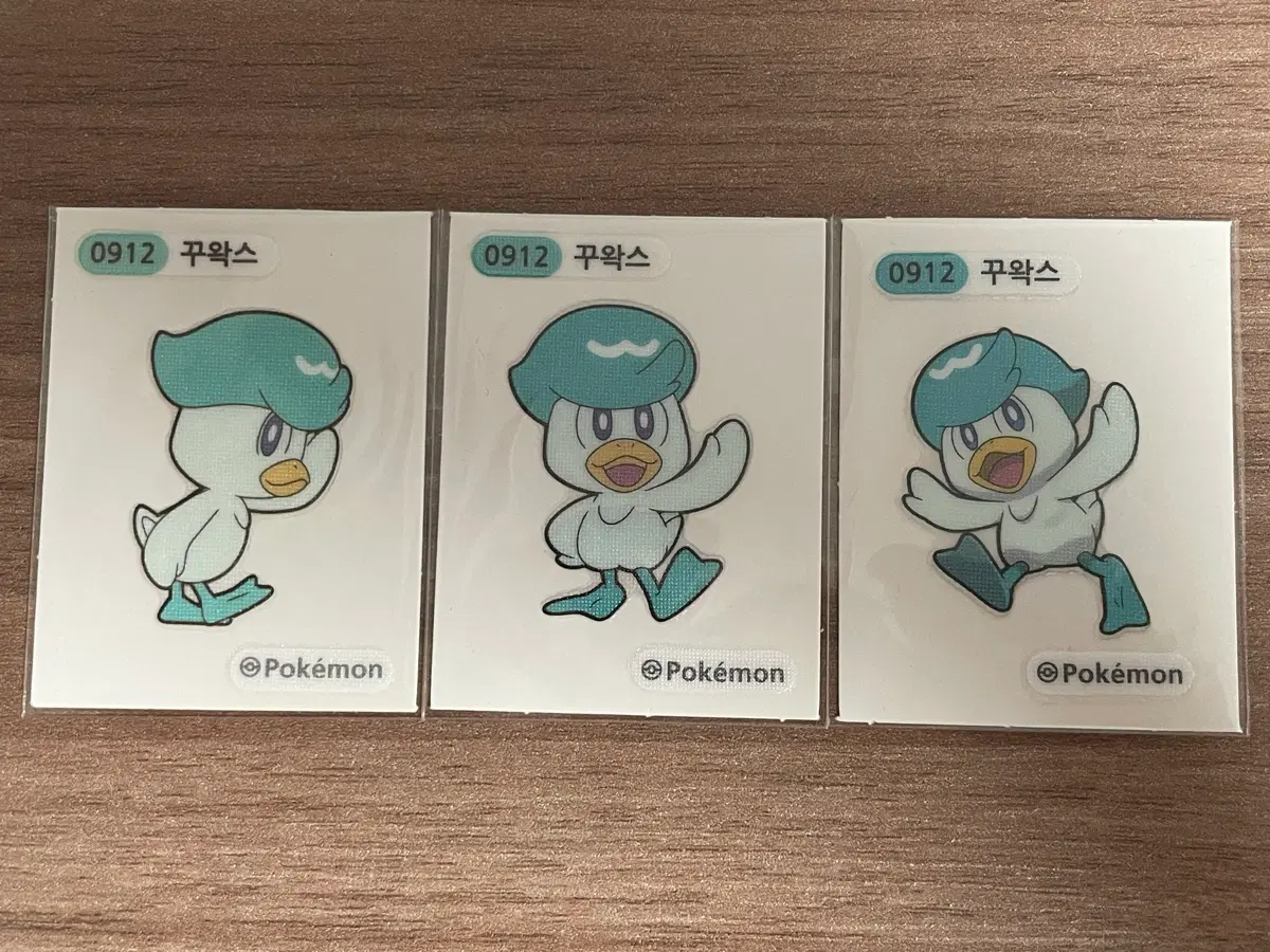 포켓몬 띠부씰 꾸왁스