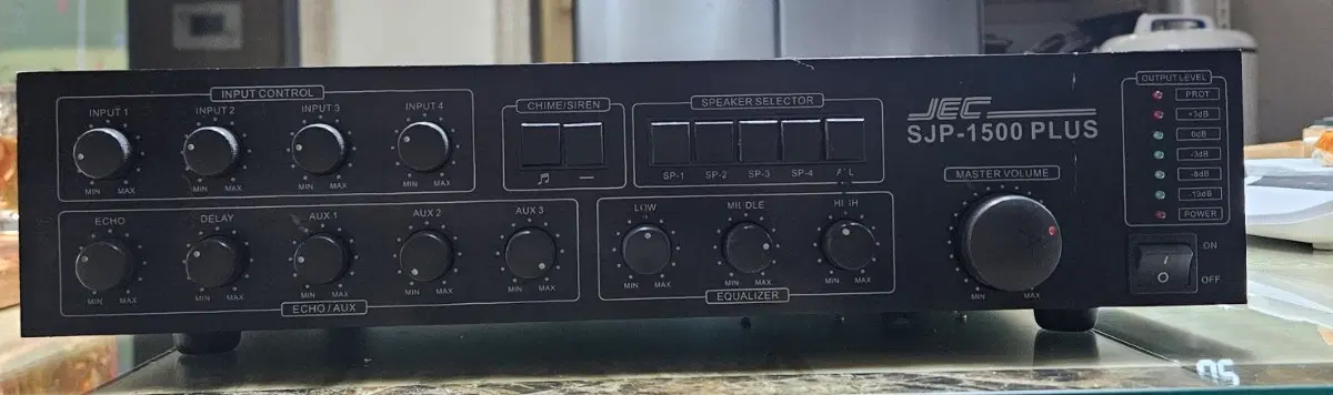 JEC SJP-1500 PLUS 앰프 매장 안내방송용