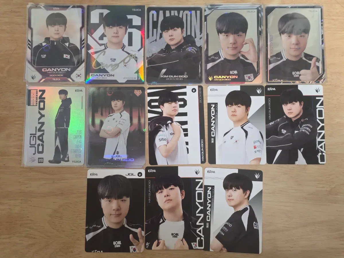 kespa 테레카 아시안게임 캐니언 (싸인 카드O,일반 카드 덤 왕창)