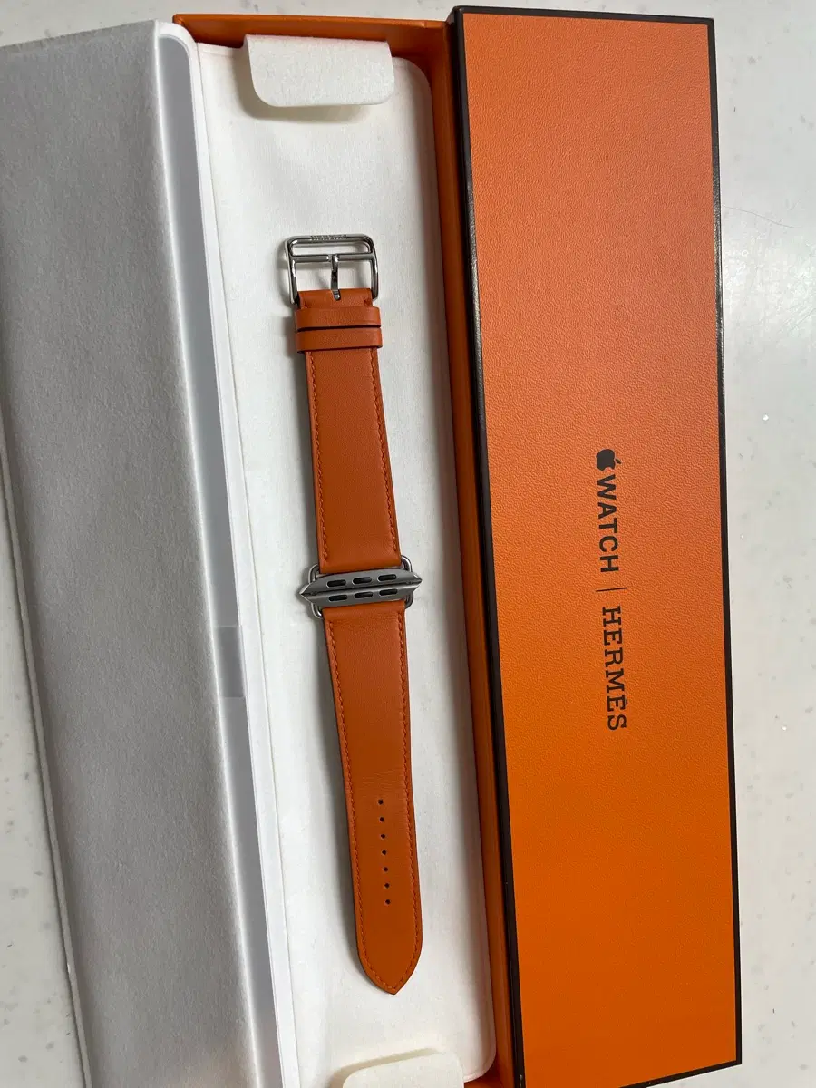 애플워치 에르메스 오랑주 싱글투어 46mm 시착품