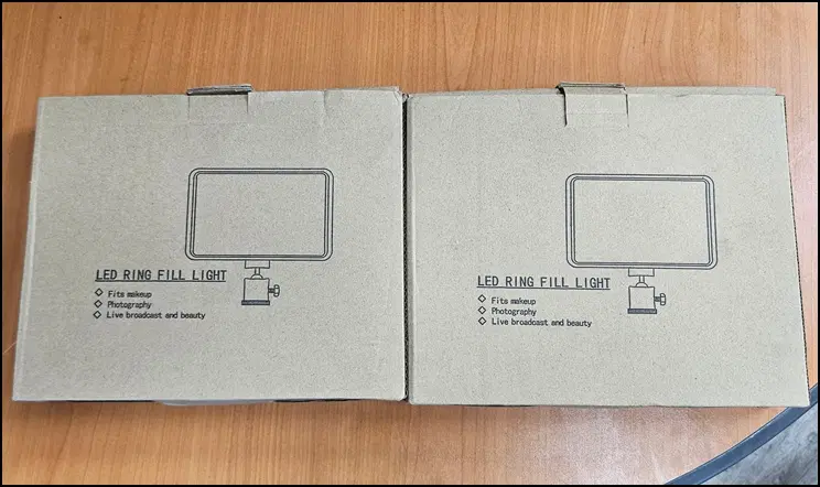 [중고] 4컬러 필터 포함 USB LED 사각 보조 조명 패널 (BD-P8) 2세트 일괄