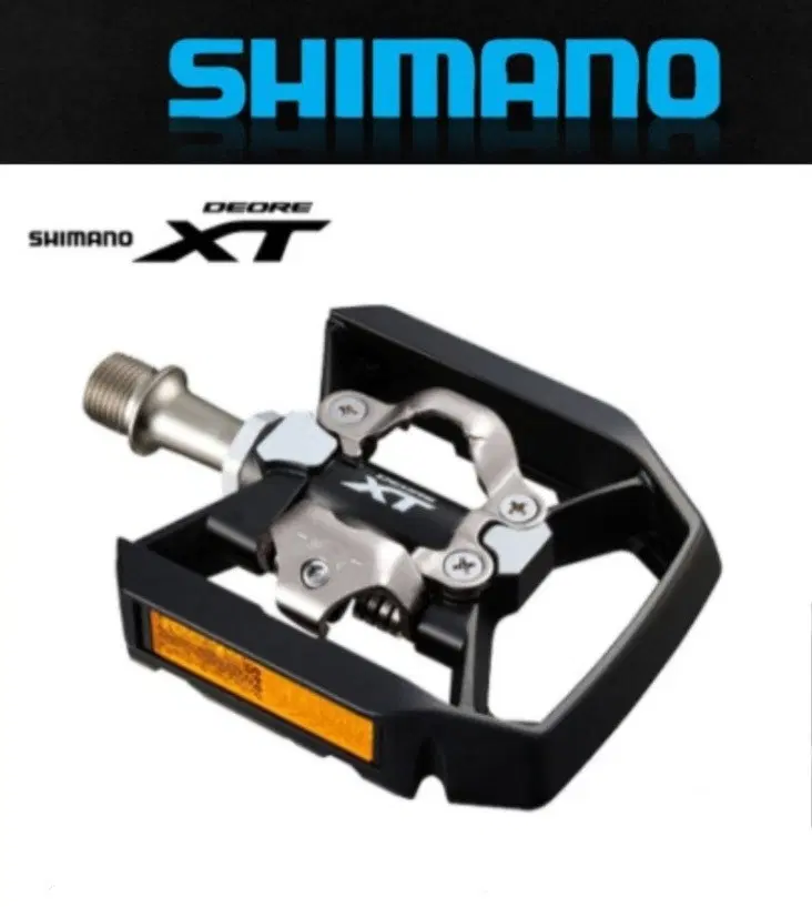 SHIMANO 시마노 XT MTB 양면 투어링 클릿페달/클릿