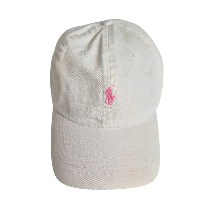POLO) 00s 폴로 레더 스트랩 빈티지 볼캡 딸기우유
