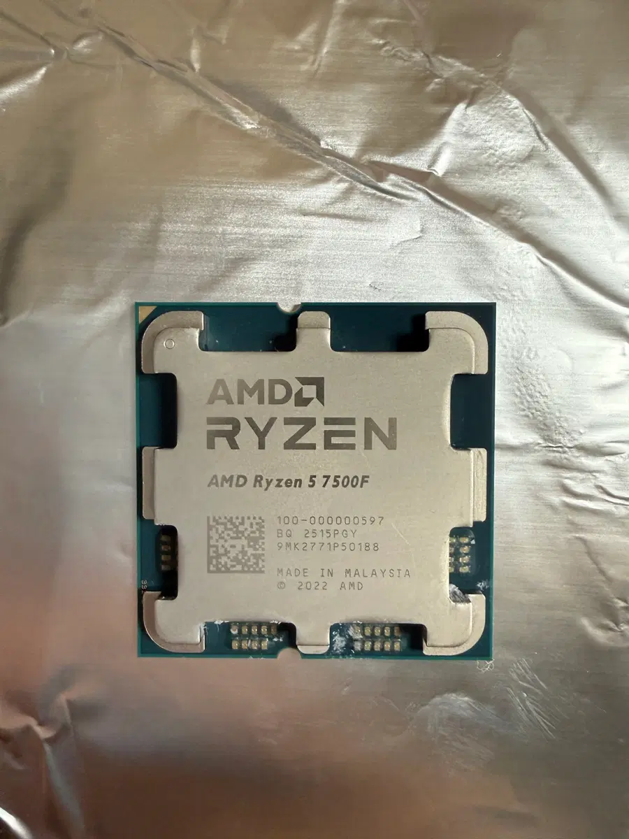 AMD 라이젠 5 7500F CPU 제이씨현 정품 28년 15주차 보증