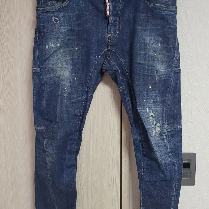 디스퀘어드2 청바지 50 워싱 데님