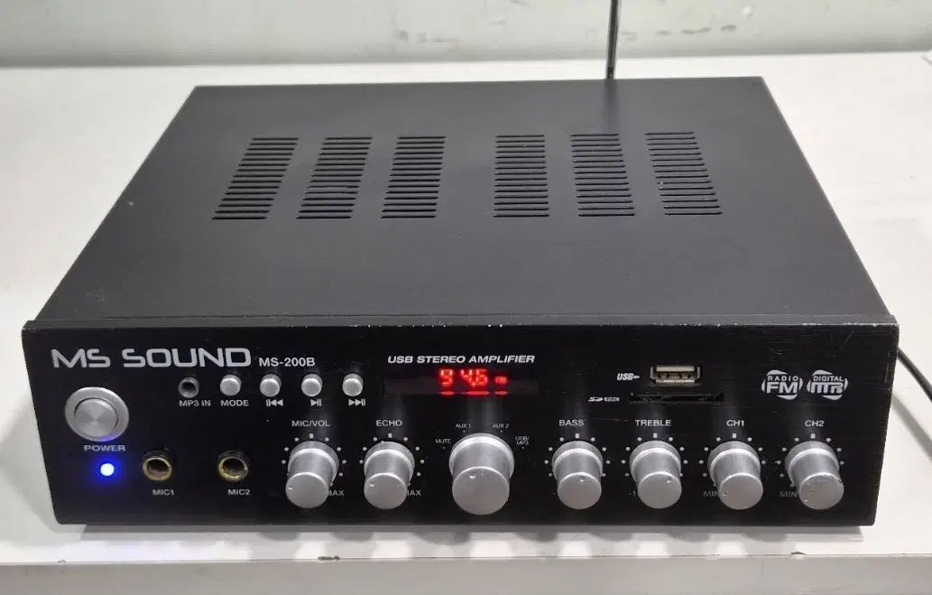 MS SOUND 200W 미니 앰프 MS-200B (블루투스/라디오)