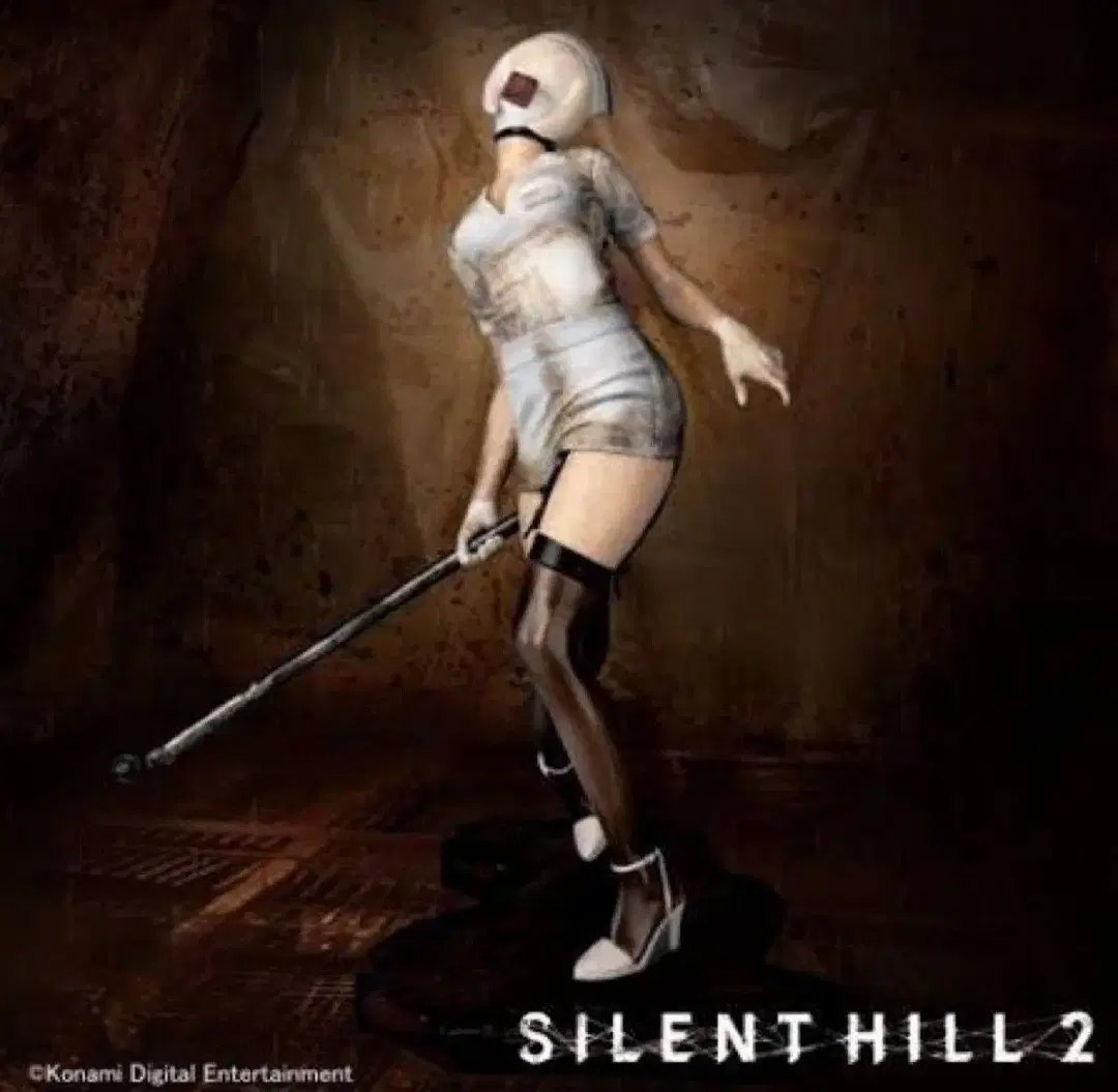 현물)코나미 사일런트힐2 버블헤드 너스 피규어 silent hill2 너스 피규어