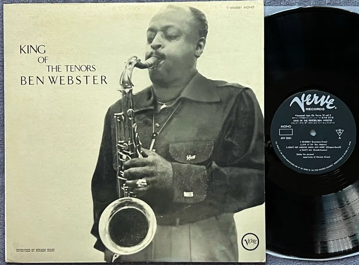 LP : Ben Webster - King Of The Tenors