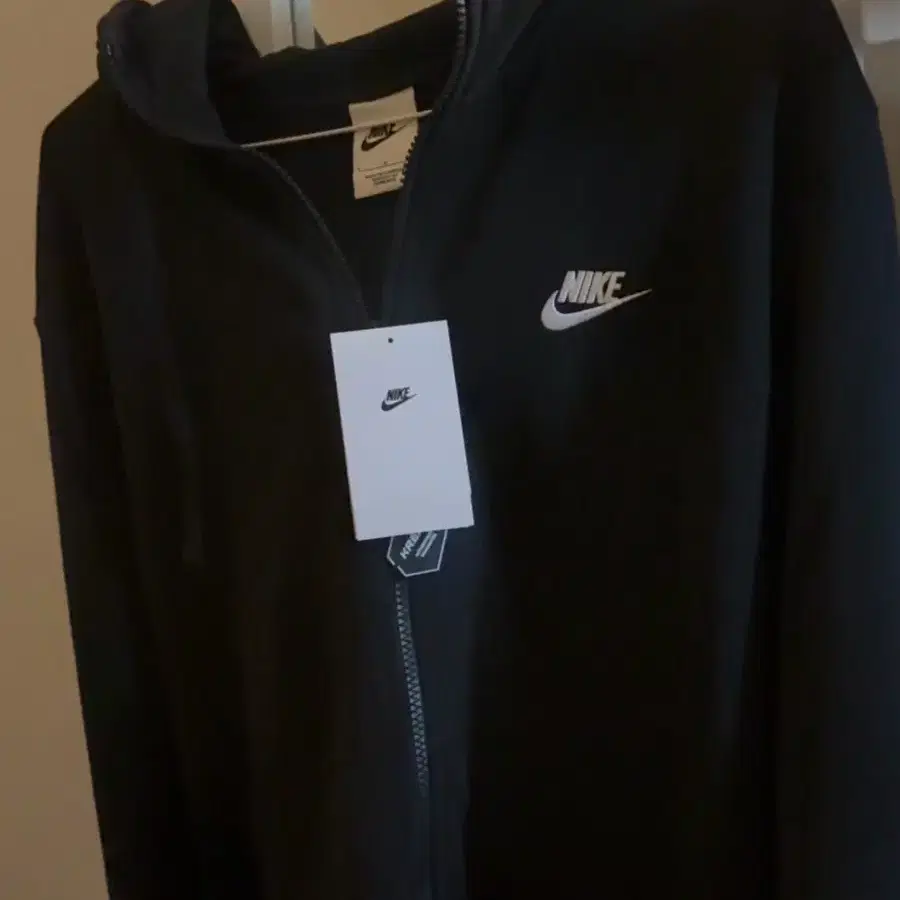 새상품) 나이키 NSW 클럽 풀 집 후드 블랙