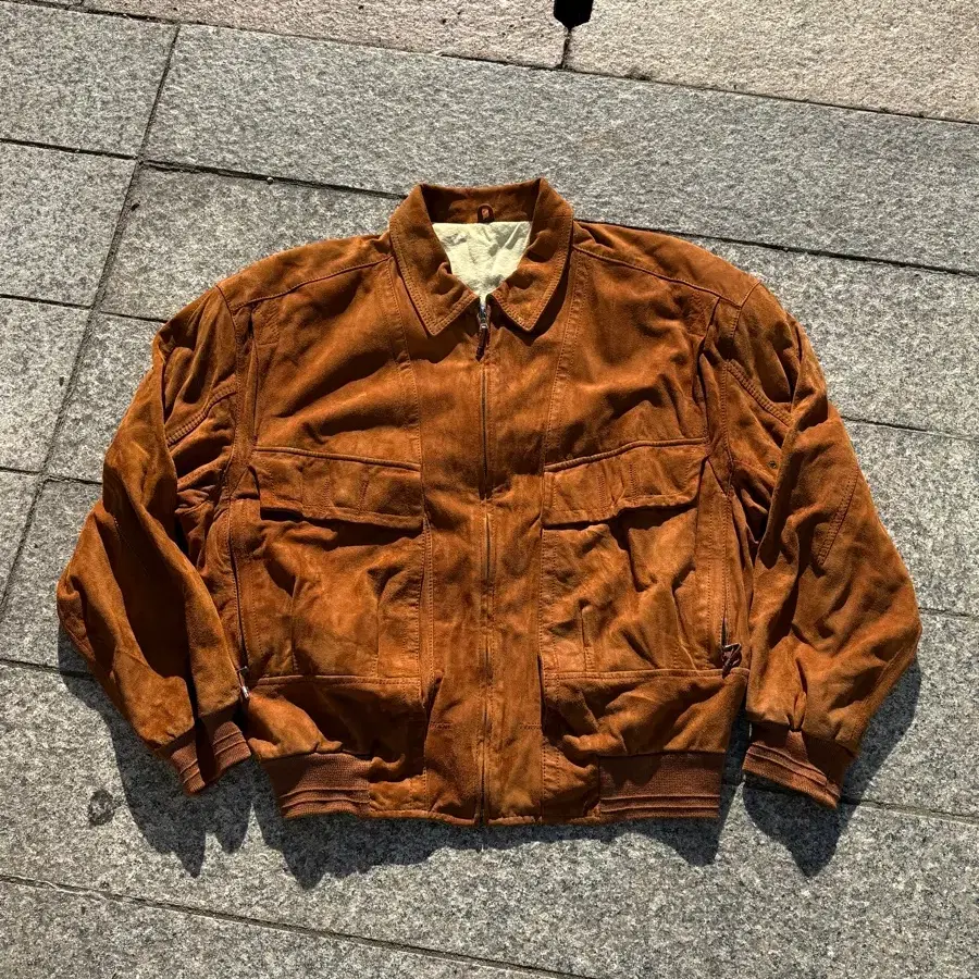 80s Hugo Boss Suede Jacket