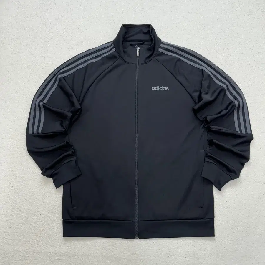 [XL] 아디다스 남성 블랙 트랙탑 집업 져지 N4945