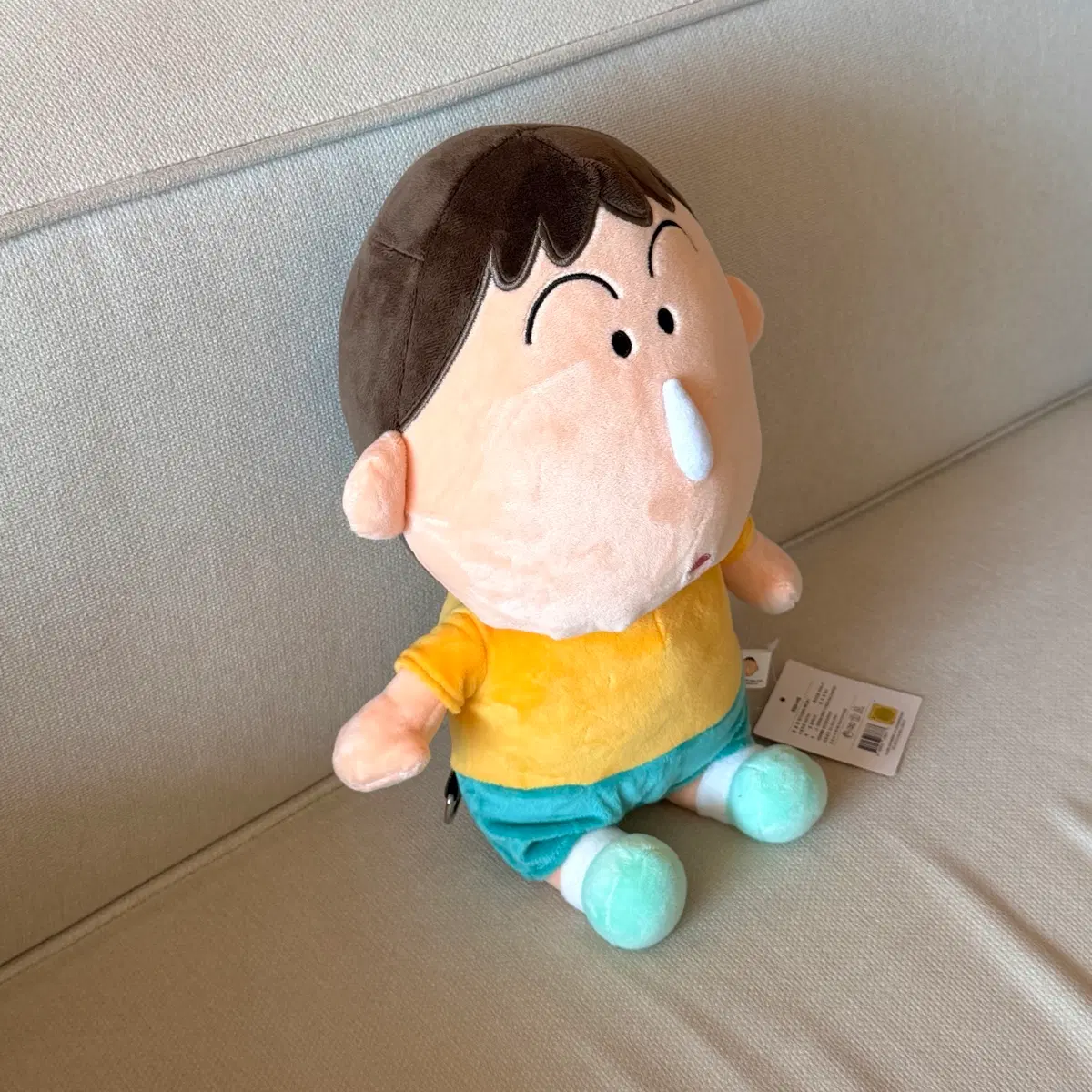 (새상품) 맹구 인형 가방 백팩 38cm