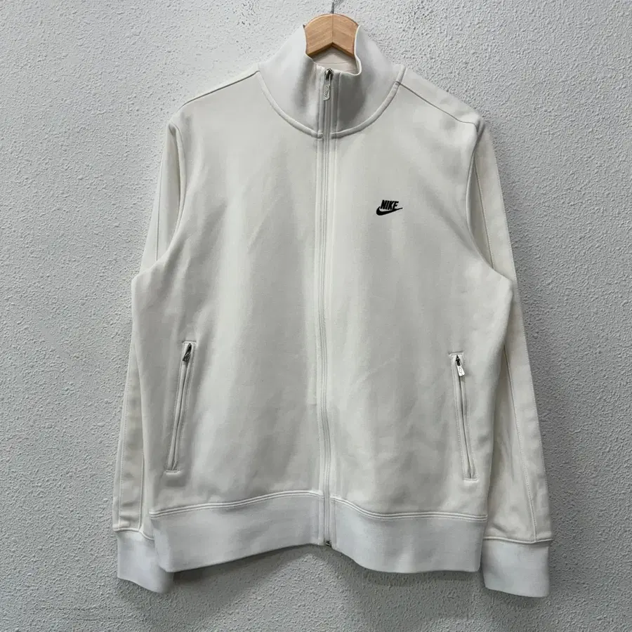 [2XL] 나이키 남성 화이트 트랙탑 집업 져지 자켓 N4949