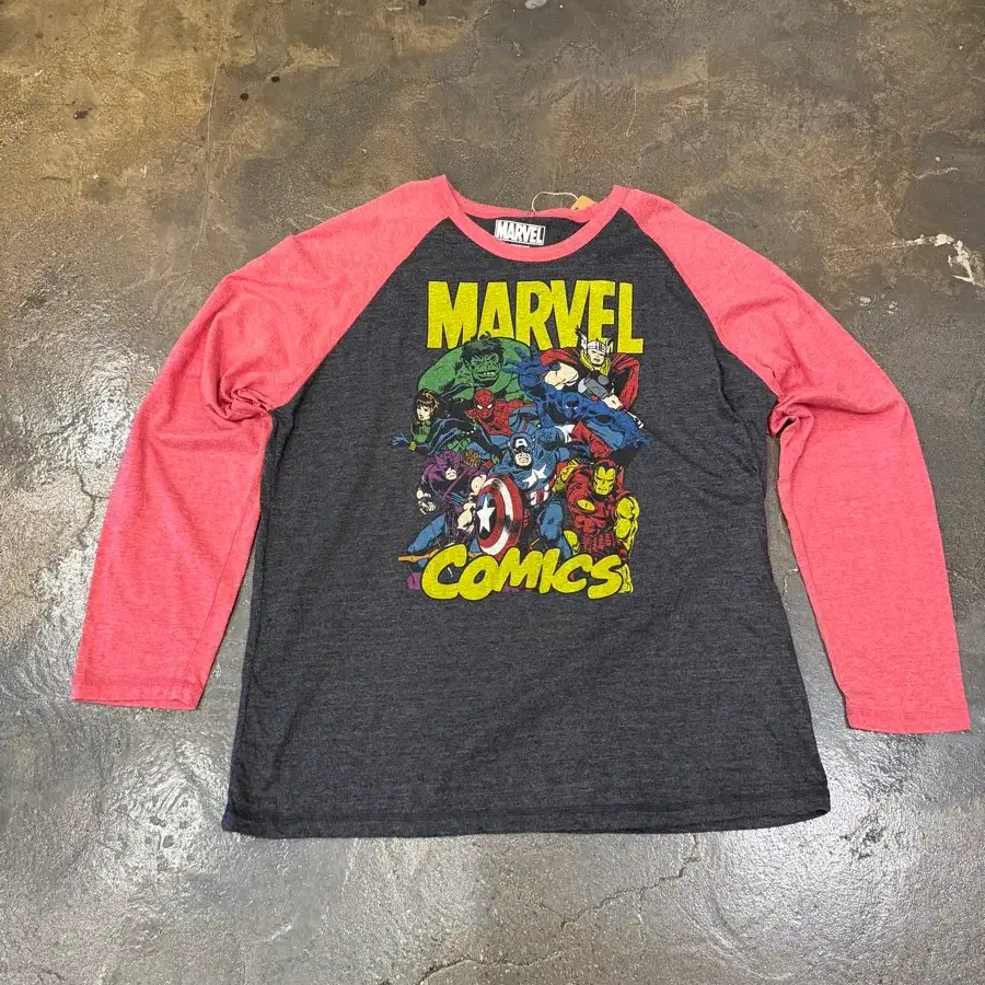 MARVEL 마블 코믹스 레글런 롱슬리브 XL