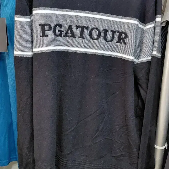 PGATOUR 맨투맨 티셔츠 블랙 새것 !!