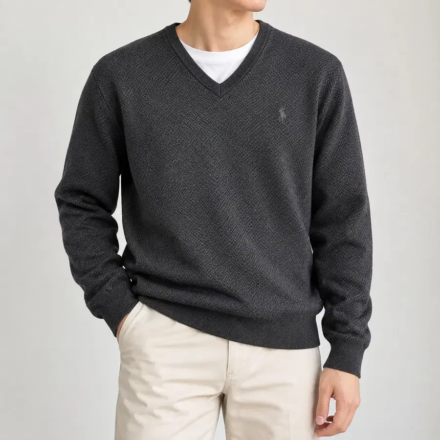[90]폴로랄프로렌 브이넥 니트티